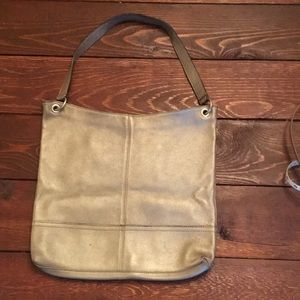 Banana Republic leather tote